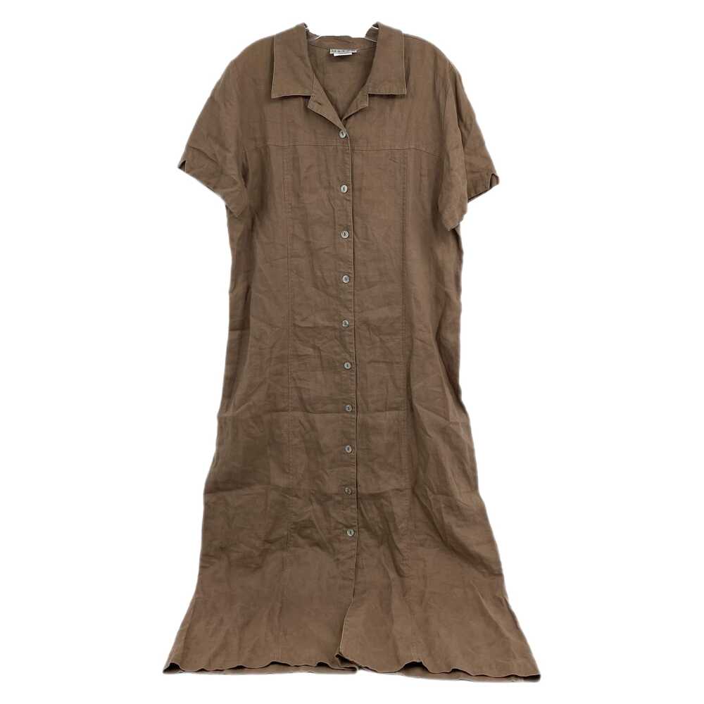 Match Brown Button Front Maxi Dress | Size L